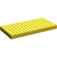 Lego kostka (kostička) 8x16, žlutá (420424, 4181115)